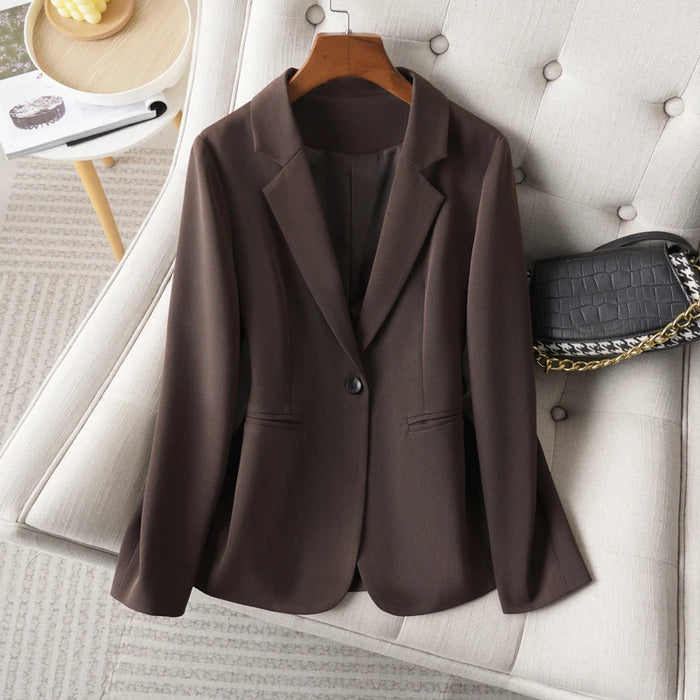Women's Coffee Brown Workwear Blazer