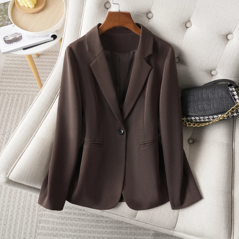 Women's Coffee Brown Workwear Blazer