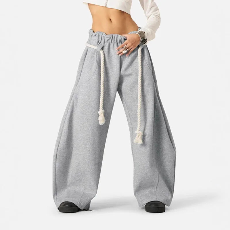 Women's Wide Leg K-Pop Style Slacks