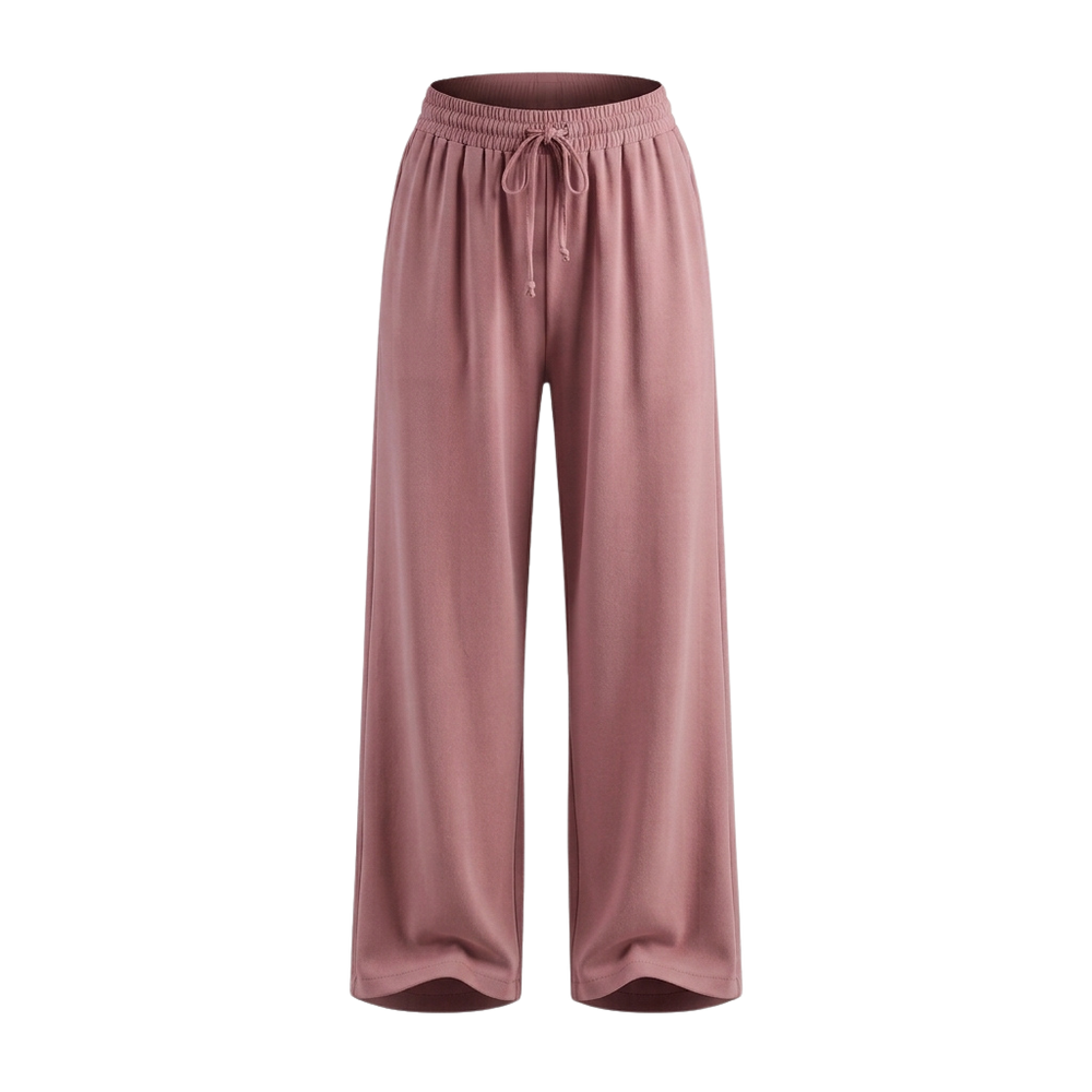 Women's High-Waisted Ice Silk Wide Leg Pants