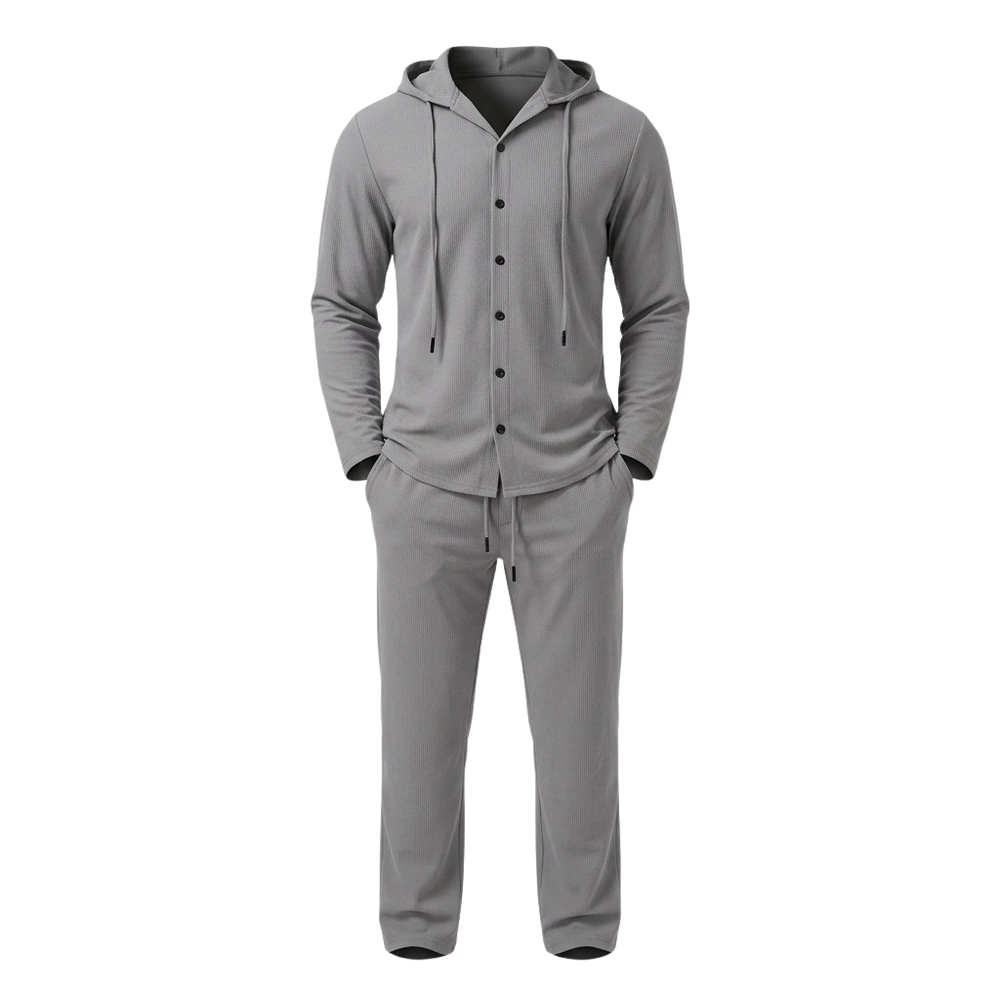 Men's Hooded 2-Piece Casual Set