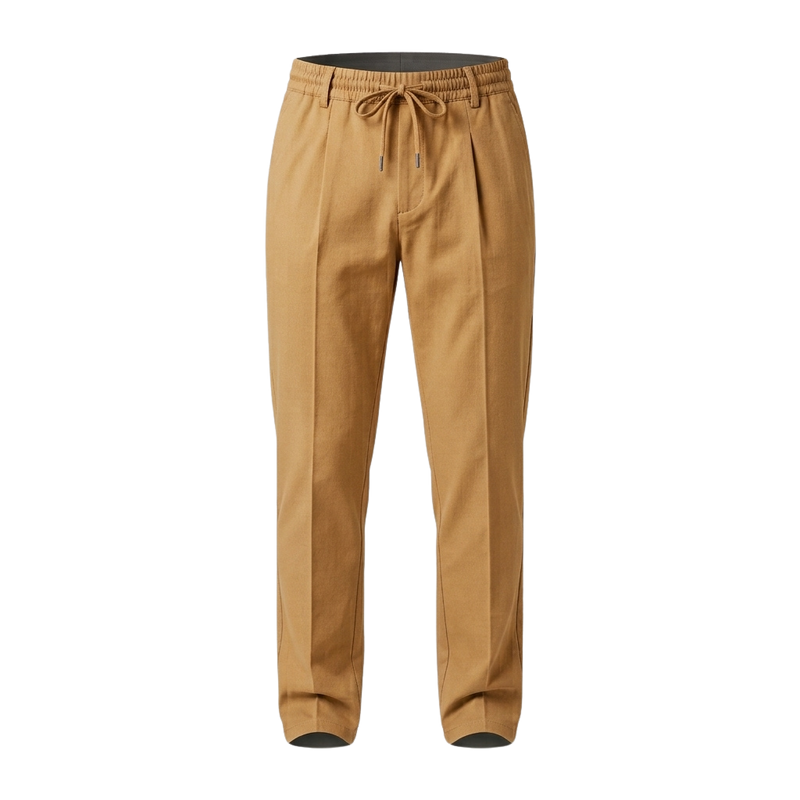 Men's Slim-Fit Elastic Waist Pants