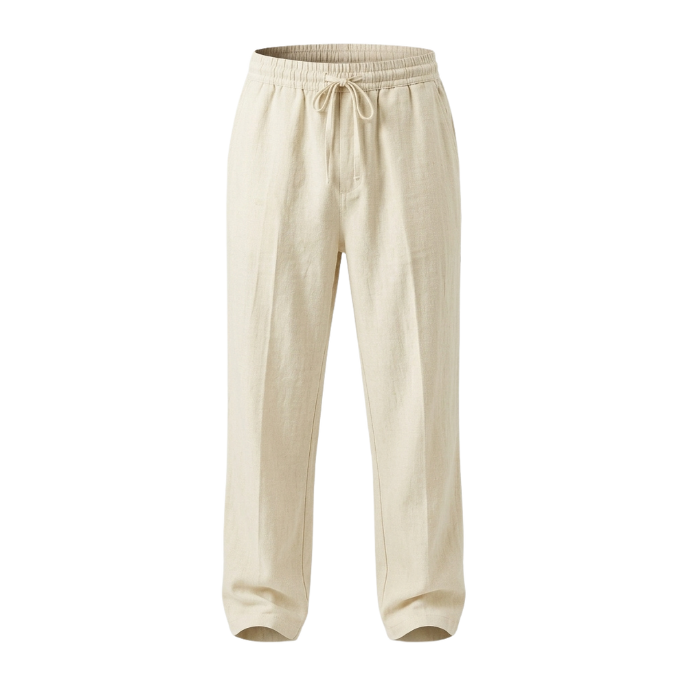 Men's Cotton Hemp Beach Pants