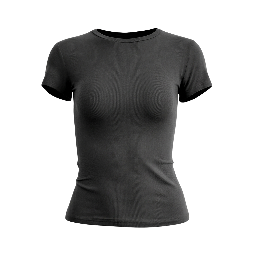 Women's Sporty Slim Fit Knit Tee