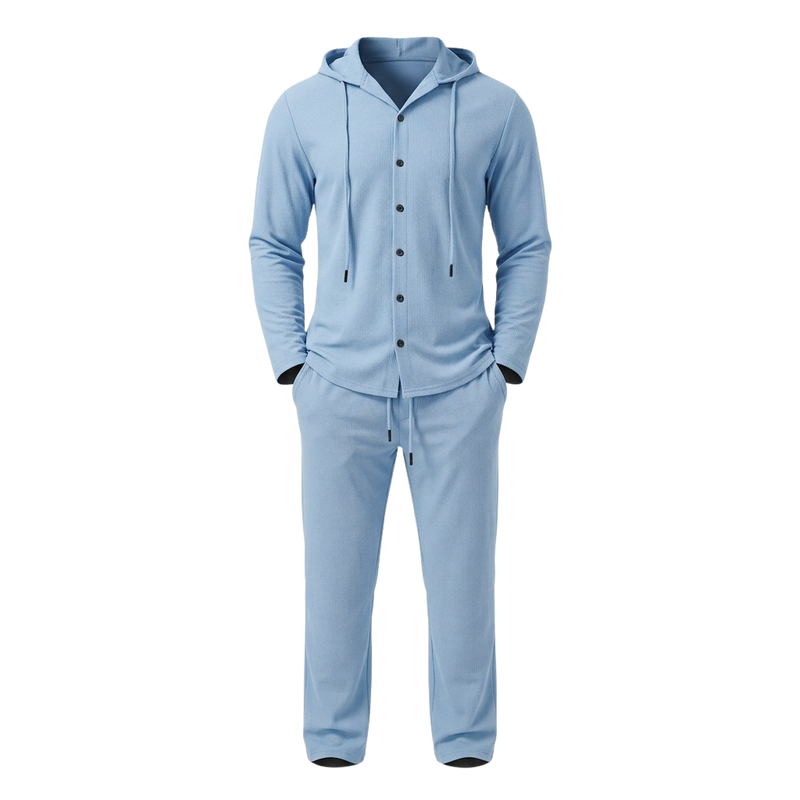 Men's Hooded 2-Piece Casual Set