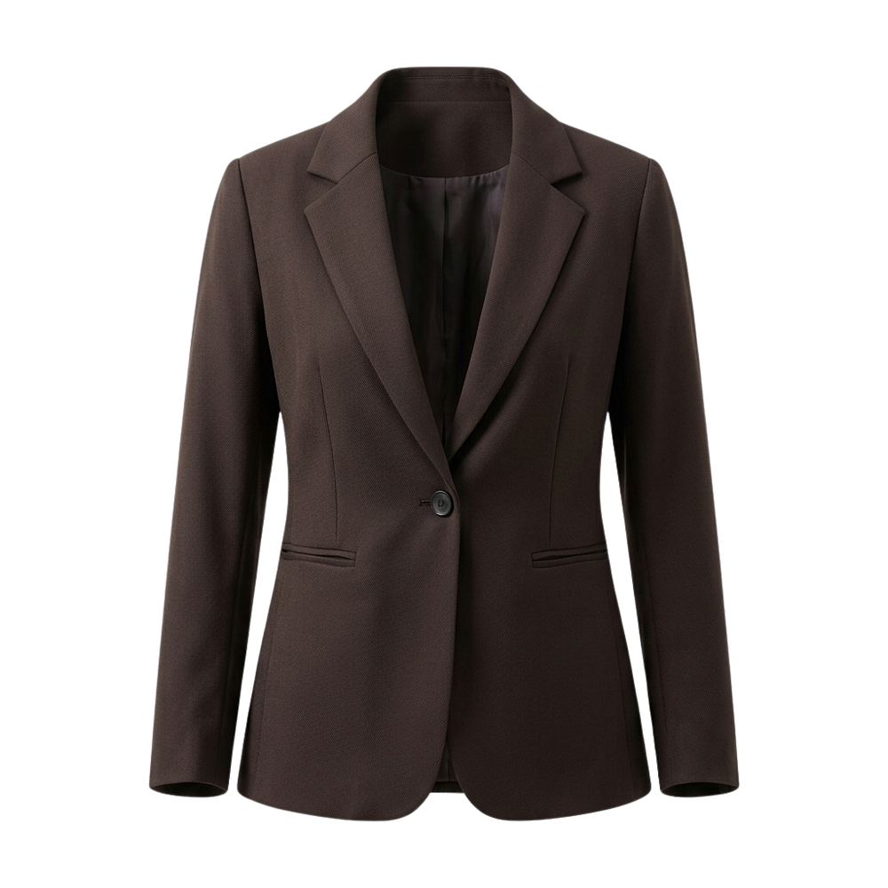 Women's Coffee Brown Workwear Blazer