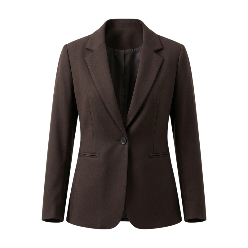 Women's Coffee Brown Workwear Blazer