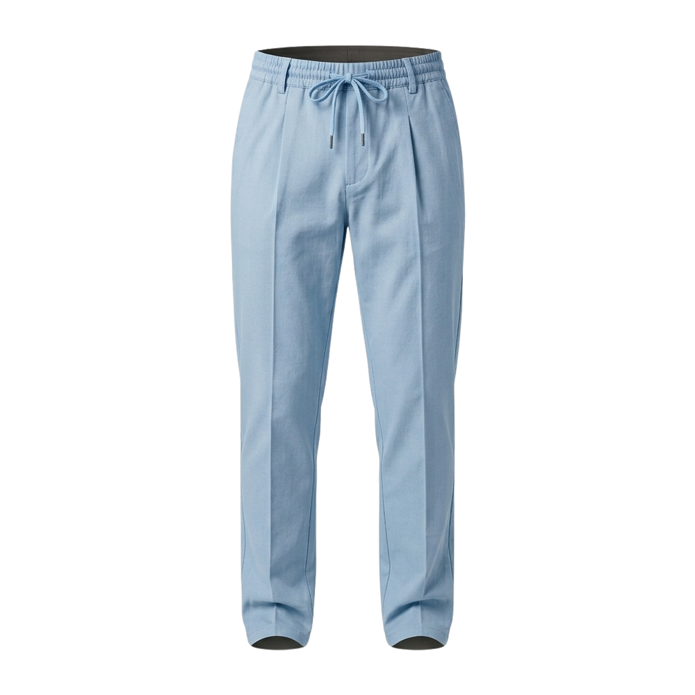 Men's Slim-Fit Elastic Waist Pants