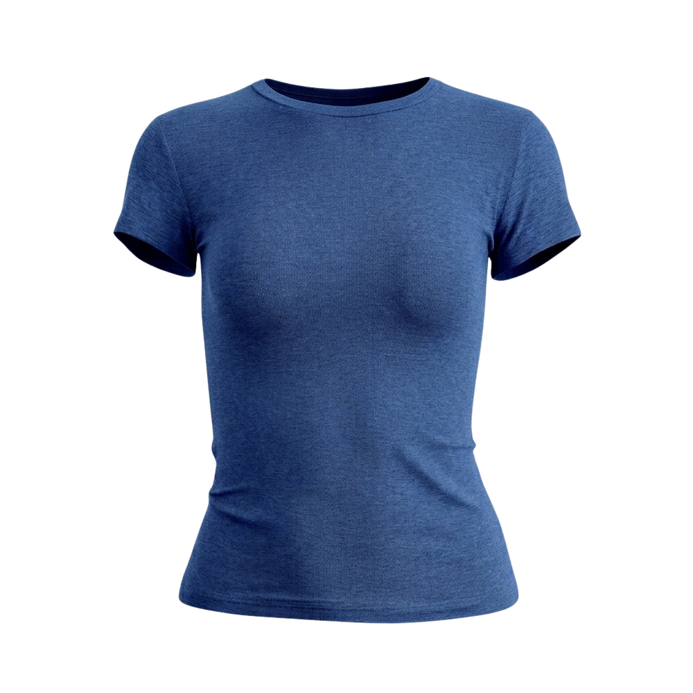 Women's Sporty Slim Fit Knit Tee