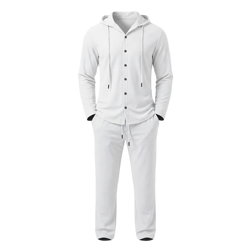 Men's Hooded 2-Piece Casual Set