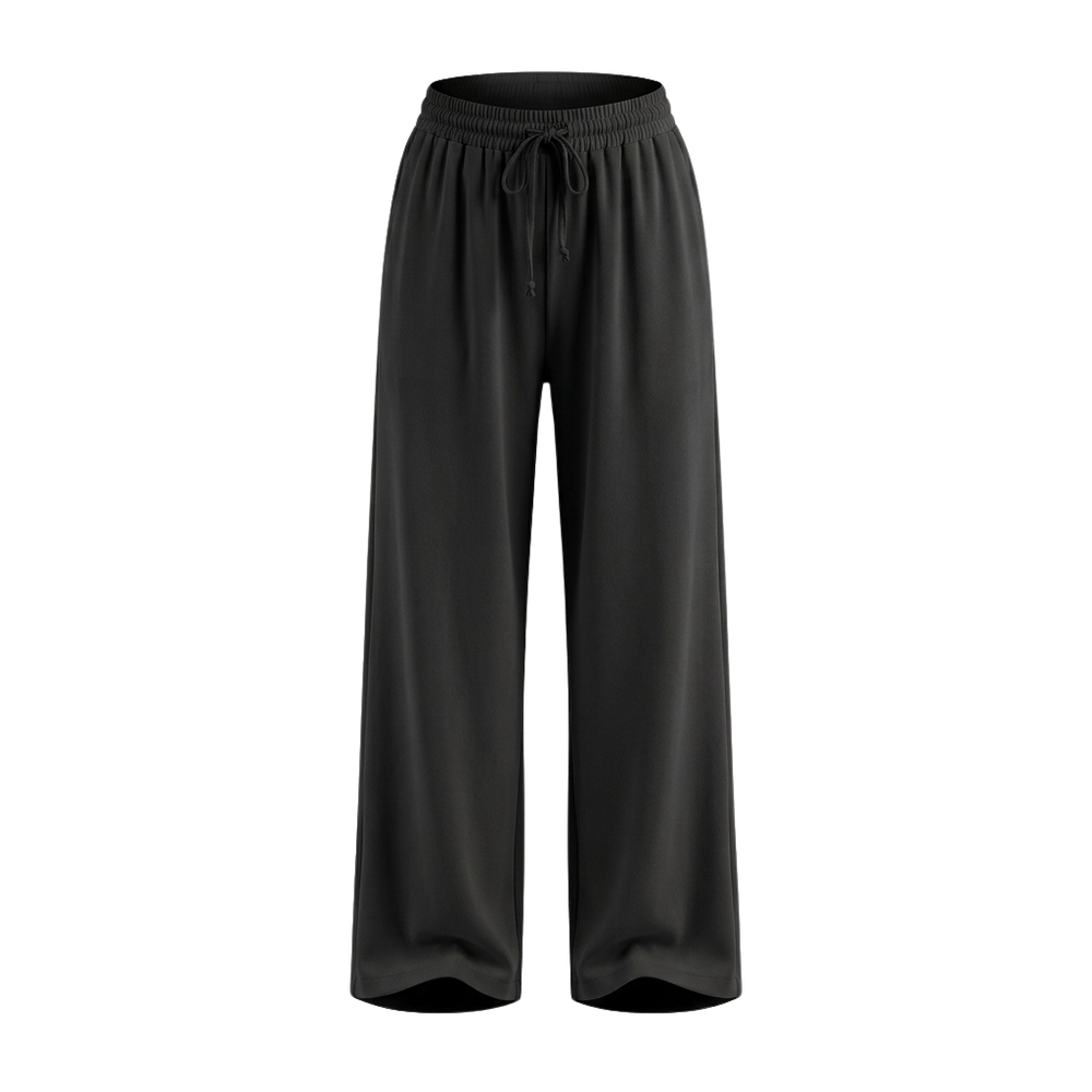 Women's High-Waisted Ice Silk Wide Leg Pants