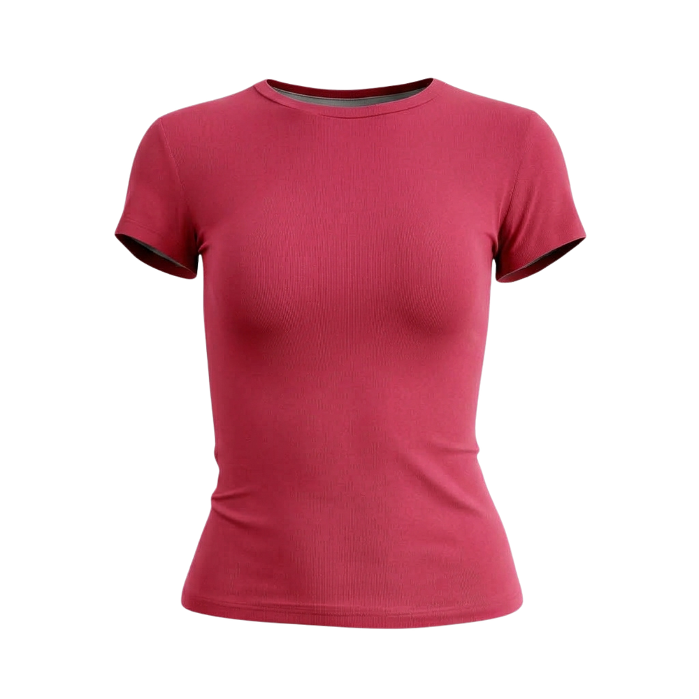Women's Sporty Slim Fit Knit Tee