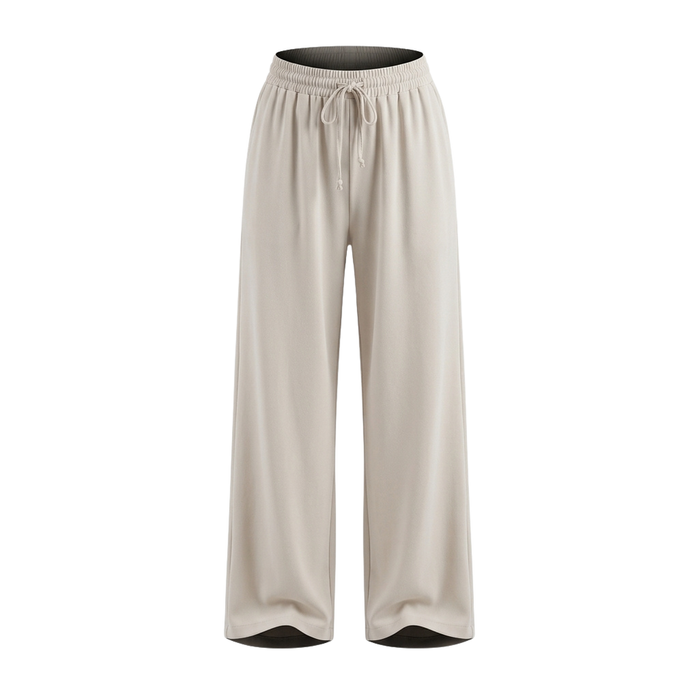 Women's High-Waisted Ice Silk Wide Leg Pants