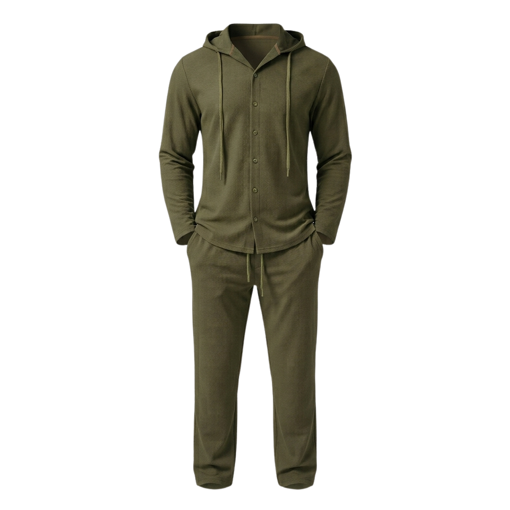 Men's Hooded 2-Piece Casual Set
