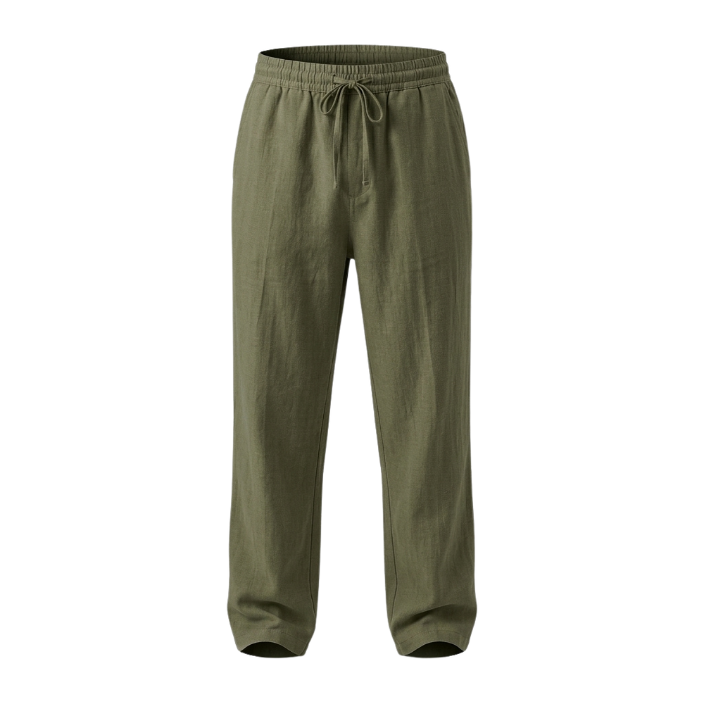 Men's Cotton Hemp Beach Pants